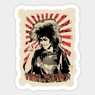 Tina Turner 80s Retro Vintage Aesthetic Sticker